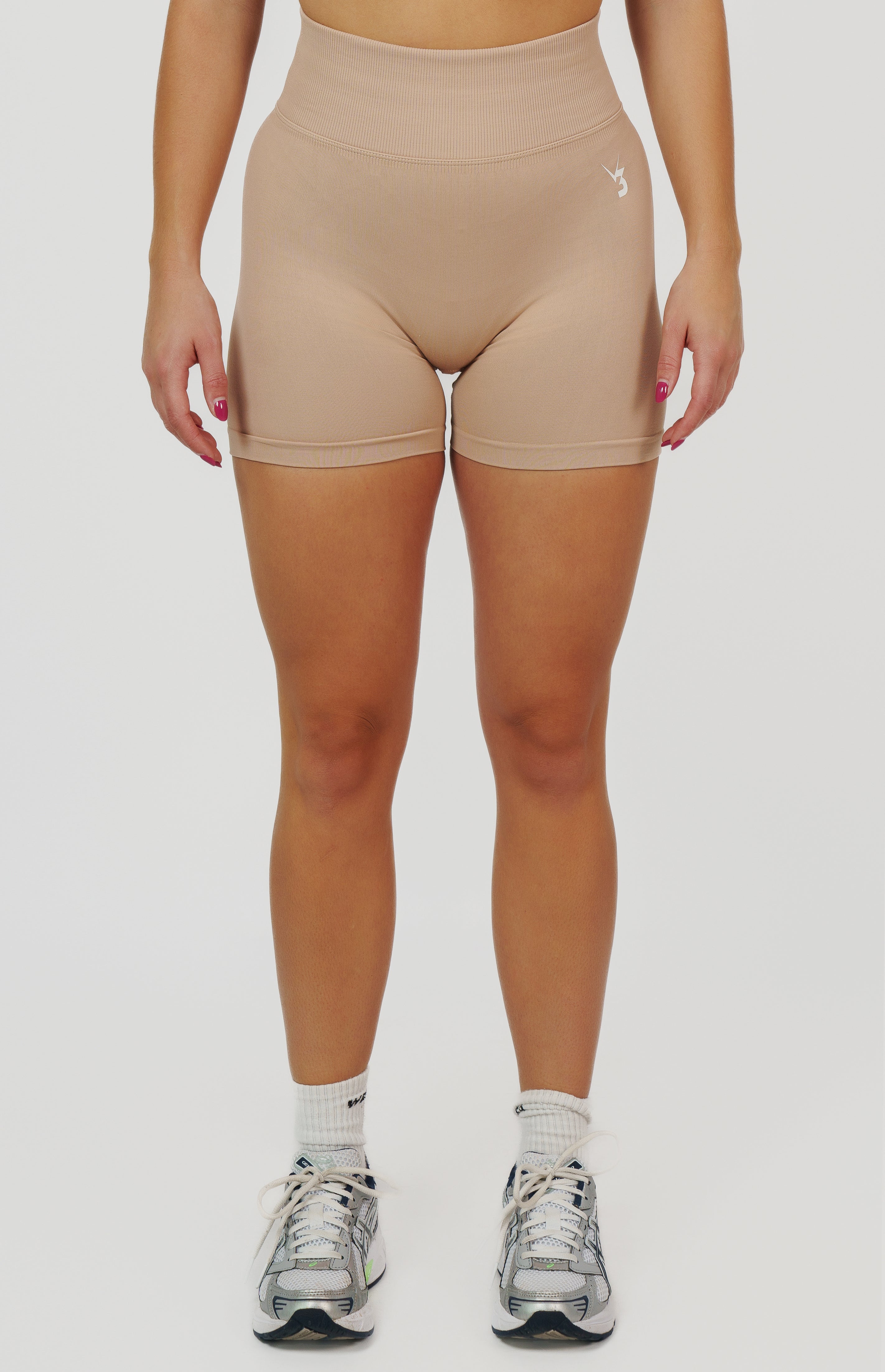 Form Seamless Scrunch Sports Bra, Leggings & Shorts Set - Dusty Pink